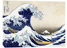 Acrylic print The Great Wave off Kanagawa II - Katsushika Hokusai