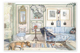 Wall art print Cosy corner - Carl Larsson