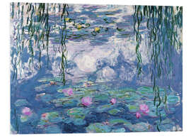 Foam board print Water Lilies - Claude Monet