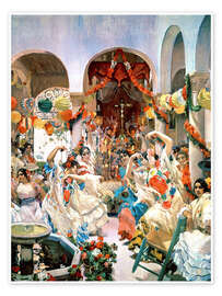 Wall art print Seville - Joaquín Sorolla y Bastida