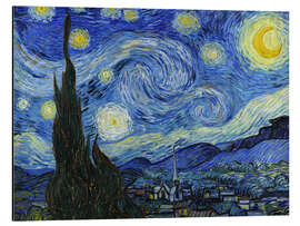 Aluminium print Starry Night - Vincent van Gogh