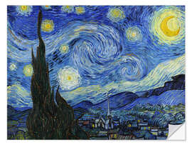 Wall sticker Starry Night - Vincent van Gogh