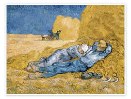Wall art print The Siesta - Vincent van Gogh