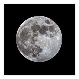Wall art print Full moon - MonarchC