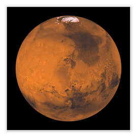 Wall art print Mars III - NASA