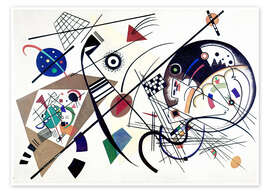 Wall art print Continuous line - Wassily Kandinsky