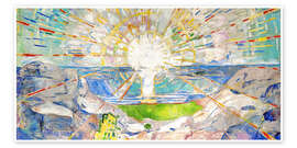 Wall art print The Sun (detail) - Edvard Munch