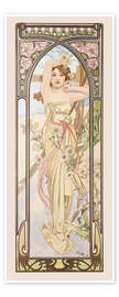 Wall art print The Four Times of the Day - Brightness of Day, 1899 - Alfons Mucha