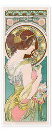 Wall art print The cowslip - Alfons Mucha