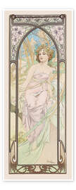 Wall art print The Four Times of the Day - Morning Awakening, 1899 - Alfons Mucha