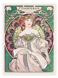 Wall art print F. Champenois - Alfons Mucha