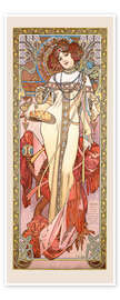 Wall art print The Four Seasons - Autumn - Alfons Mucha