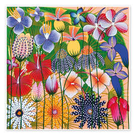 Wall art print Flower miracle of the jungle - Wasia