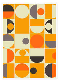 Wall art print Panton orange - Mandy Reinmuth