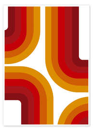 Wall art print Retro Bow - Mandy Reinmuth