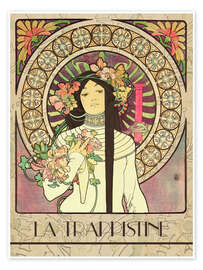 Wall art print La Trappistine - Alfons Mucha