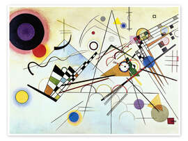 Wall art print Composition No. 8 - Wassily Kandinsky