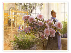 Wall art print Azalea - Carl Larsson