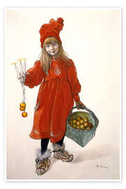 Wall art print Brita as Iduna - Carl Larsson