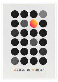 Wall art print Be You - Elisabeth Fredriksson