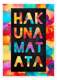 Poster Hakuna Matata - Elisabeth Fredriksson