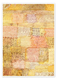 Wall art print Villa district in Florence - Paul Klee