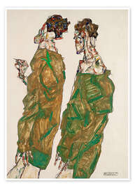 Wall art print Devotion - Egon Schiele