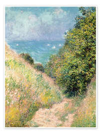 Poster Narrow pass near Pourville - Claude Monet