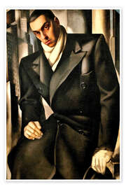 Wall art print Portrait Of A Man - Tamara de Lempicka