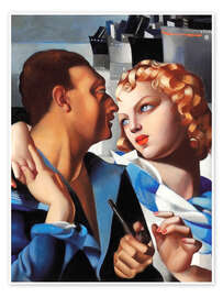 Wall art print Idyll - Tamara de Lempicka