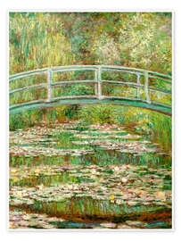 Wall art print Bridge over the Lily Pond, 1899 - Claude Monet