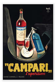 Poster Campari l'Aperitivo I - Marcello Nizzoli