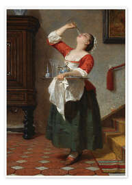 Poster The Maid - Wilhelm August Lebrecht Amberg