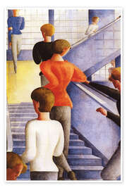 Wall art print Bauhaus Stairway - Oskar Schlemmer