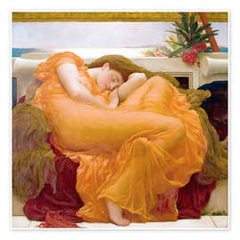 Wall art print Flaming June - Frederic Leighton