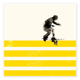 Wall art print Urban skateboard - Robert Farkas