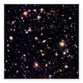 Poster Hubble Extreme Deep Field - NASA