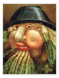 Wall art print The Vegetable Gardener - Giuseppe Arcimboldo