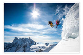 Wall art print Jumping legends - Tristan Shu