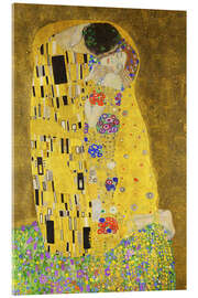 Acrylic print The Kiss (detail) - Gustav Klimt