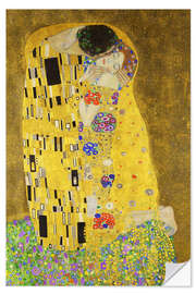 Wall sticker The Kiss (detail) - Gustav Klimt