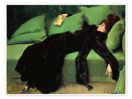 Wall art print After the ball - Ramon Casas i Carbó