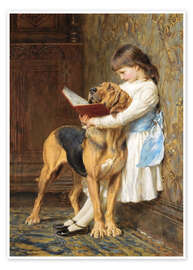 Wall art print Compulsory education - Briton Riviere