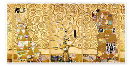Wall art print The Tree of Life (Complete) - Gustav Klimt