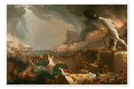 Poster The Course of Empire (Destruction) - Thomas Cole