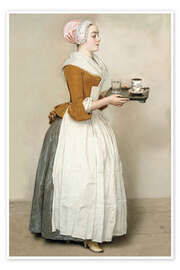 Wall art print The Chocolate Girl - Jean Etienne Liotard