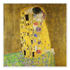 Wall art print The Kiss - Gustav Klimt