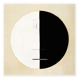 Wall art print No. 3a. Buddha’s Standpoint in Earthly Life - Hilma af Klint