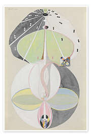 Wall art print Tree of Knowledge, No. 5 - Hilma af Klint
