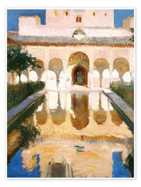 Wall art print Hall of the Ambassadors, Alhambra, Granada - Joaquín Sorolla y Bastida
